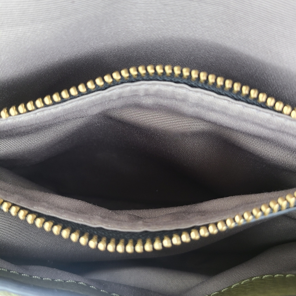 Marc Jacobs Mini Boho Grind Green Leather Shoulder Crossbody Bag Gold Hardware - Picture 14 of 16